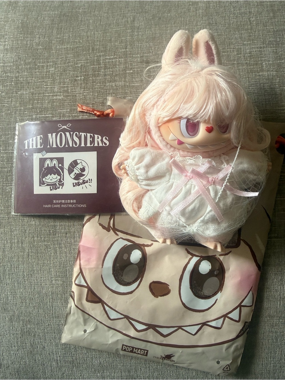 The Monsters Pink Bunny Plush Doll by The Monsters